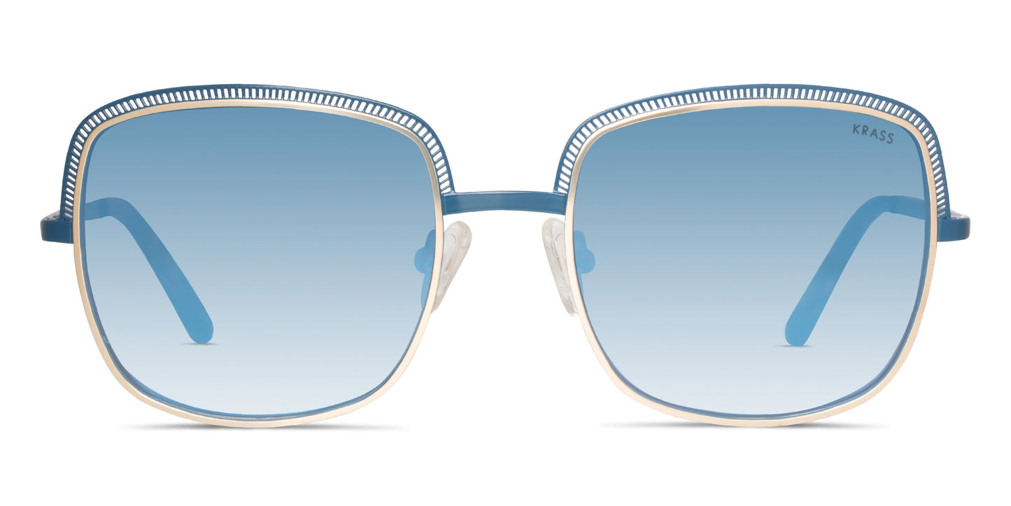 Amalfi - Gold/Blau matt
