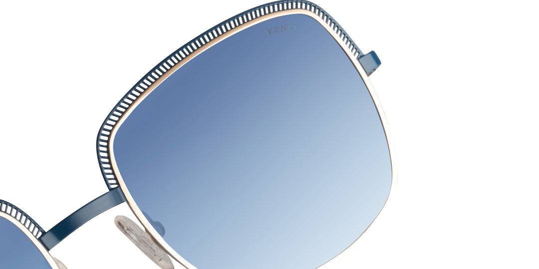 Amalfi - Gold/Blau matt
