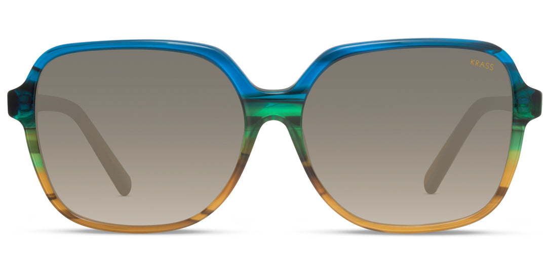 Hamptons - Blau/Orange