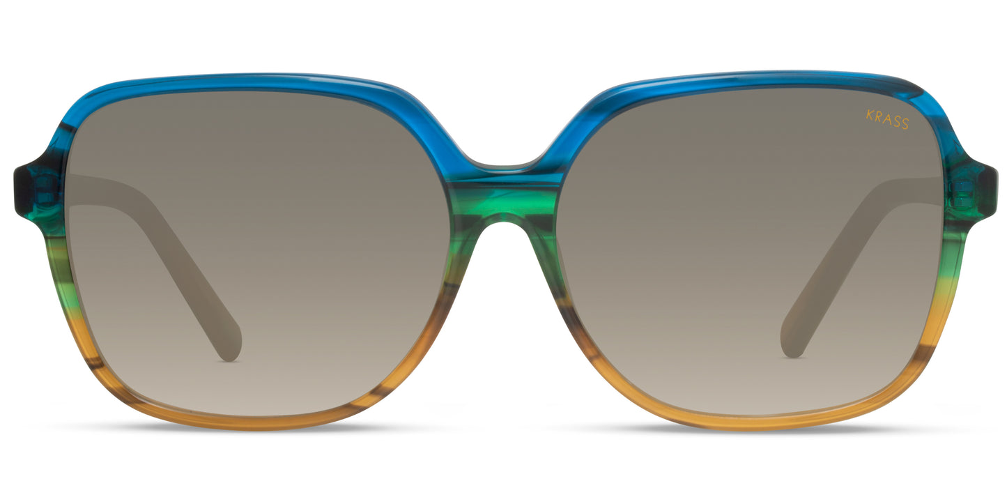 Hamptons - Blau/Orange